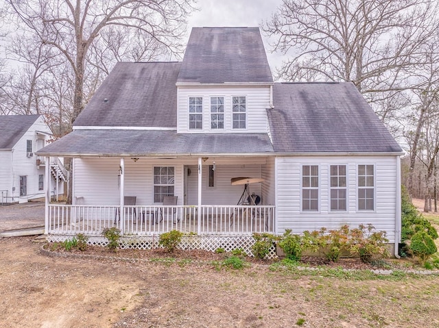 view of front of house with a porch