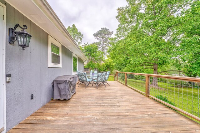 3012 Brookhaven Cir, Dalton, GA 30720 - deck with a yard and outdoor dining space