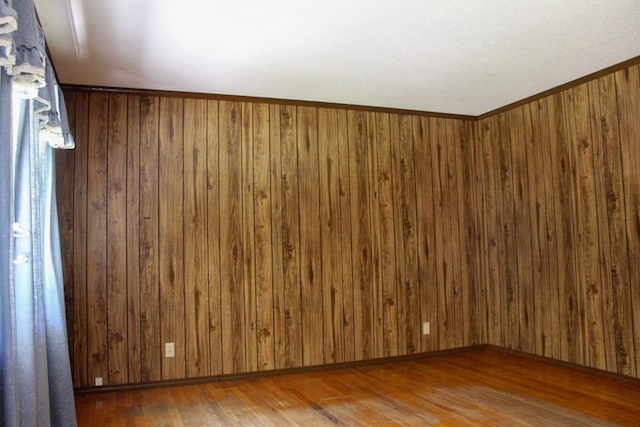 1722 Ball Ave, Dalton, GA 30720 - spare room featuring wood finished floors and wooden walls