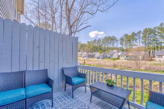 1521 Ashton Woods Way, Dalton, GA 30720 - wooden deck with a residential view
