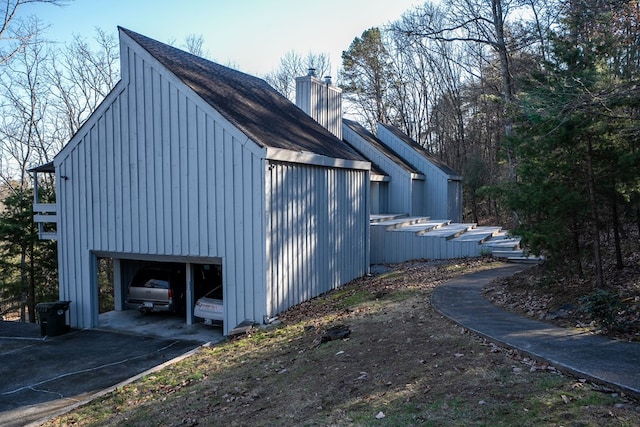 view of side of property