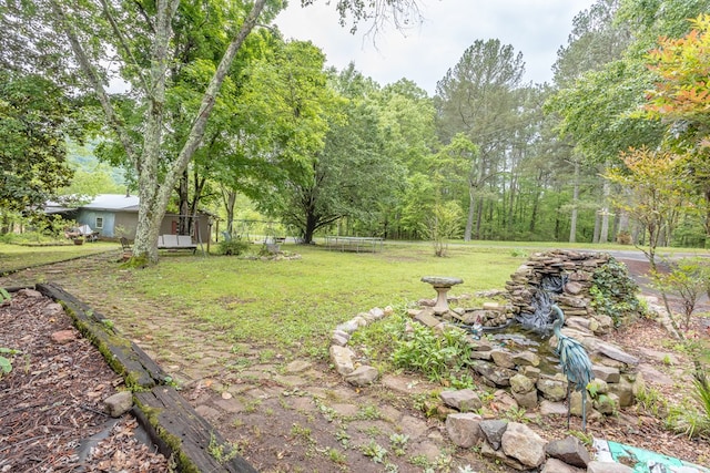 view of yard