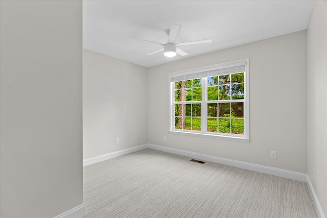 500 Woodland Dr, Dalton, GA 30721 - carpeted empty room featuring baseboards and ceiling fan