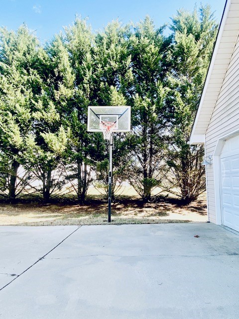 view of sport court