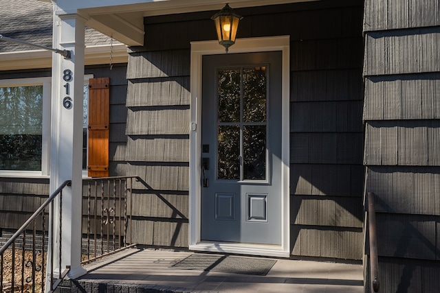 view of entrance to property