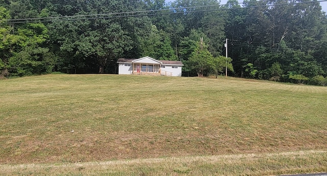2517 Utility Rd, Rocky Face, GA 30740 - view of grassy yard featuring a view of trees