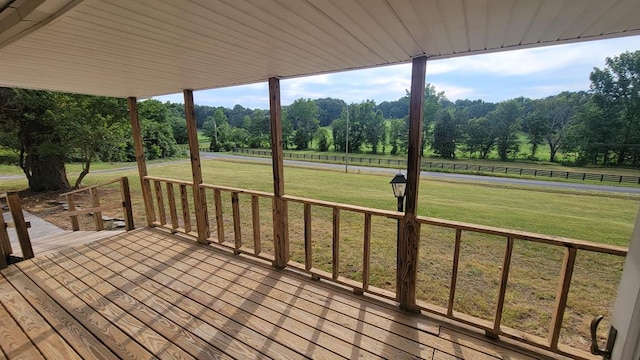 2517 Utility Rd, Rocky Face, GA 30740 - deck with view of scattered trees