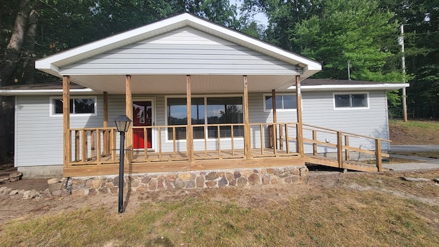 2517 Utility Rd, Rocky Face, GA 30740 - view of front of home featuring covered porch