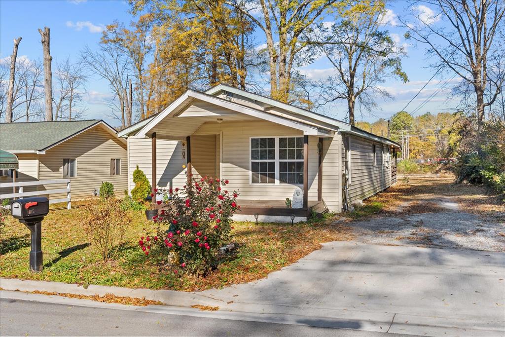 view of bungalow-style home