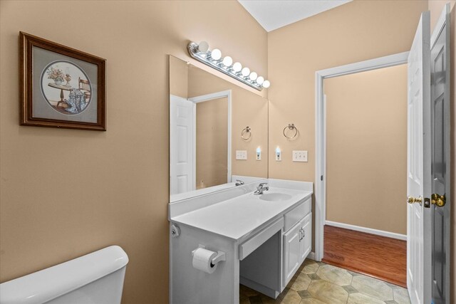 188 Valley Rd, Chatsworth, GA 30705 - bathroom featuring vanity and wood finished floors