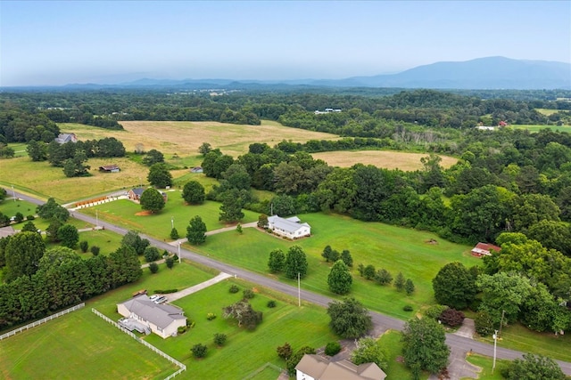 188 Valley Rd, Chatsworth, GA 30705 - overview of rural landscape with a mountain backdrop