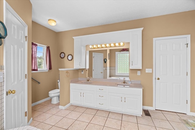 188 Valley Rd, Chatsworth, GA 30705 - bathroom featuring double vanity and tile patterned floors