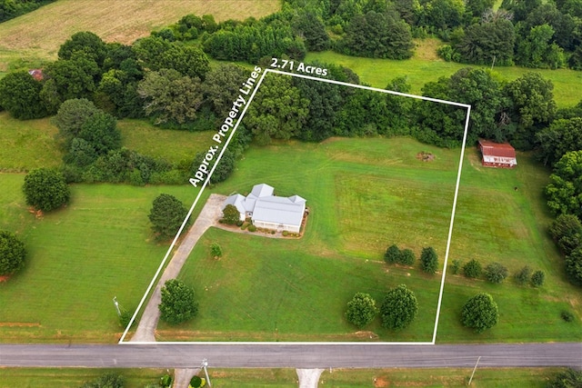 188 Valley Rd, Chatsworth, GA 30705 - aerial view of sparsely populated area with property boundaries highlighted