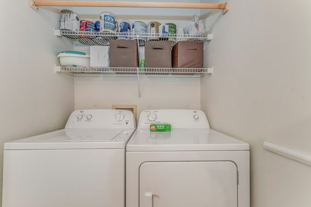 1962 Meadowbrook Cir, Dalton, GA 30720 - laundry area with separate washer and dryer