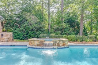 1603 Habersham Way, Dalton, GA 30720 - view of pool featuring a pool with connected hot tub