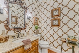 1603 Habersham Way, Dalton, GA 30720 - bathroom featuring vanity and toilet