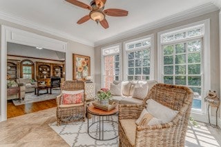 1603 Habersham Way, Dalton, GA 30720 - view of sunroom