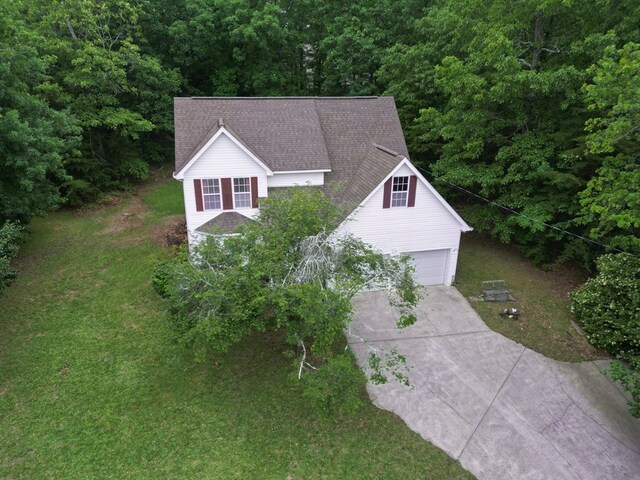 639 Mount View Dr, Tunnel Hill, GA 30755 - view from above of property with a heavily wooded area