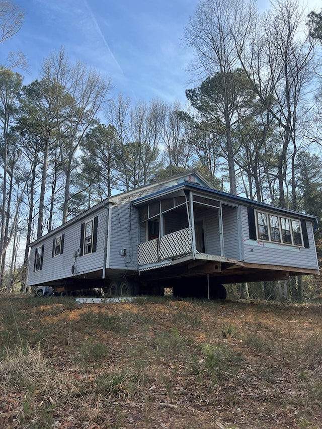 view of front of home