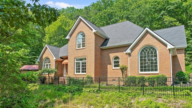 2001 Eagle Point Dr, Dalton, GA 30720 - view of front of home with brick siding and roof with shingles