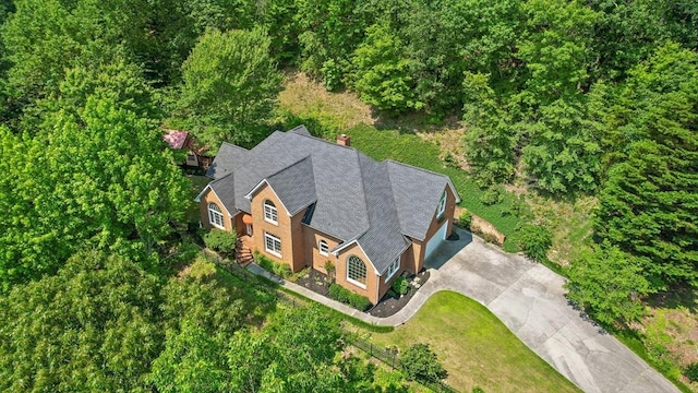 2001 Eagle Point Dr, Dalton, GA 30720 - view from above of property