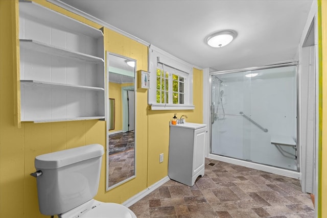 1098 Mount Vernon Rd, Tunnel Hill, GA 30755 - bathroom with a shower stall, toilet, and a sink