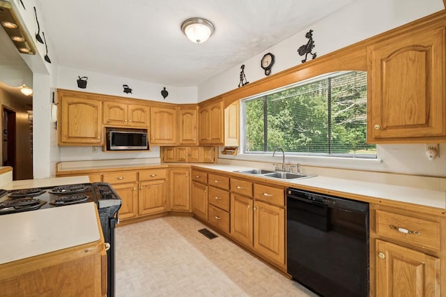 183 Long Hollow Rd, Rock Spring, GA 39736 - kitchen featuring black appliances and light countertops