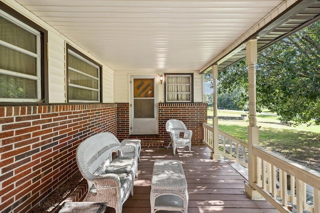 183 Long Hollow Rd, Rock Spring, GA 39736 - view of wooden porch
