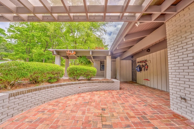 1301 Morton Dr, Dalton, GA 30720 - view of patio / terrace with a pergola