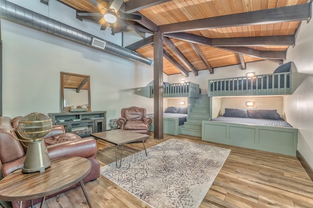 1301 Morton Dr, Dalton, GA 30720 - bedroom featuring wood ceiling and wood finished floors