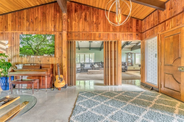 1301 Morton Dr, Dalton, GA 30720 - bedroom with wood walls and wood ceiling