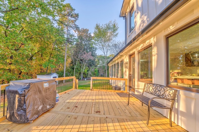 432 Castle Rd, Dalton, GA 30720 - view of wooden terrace