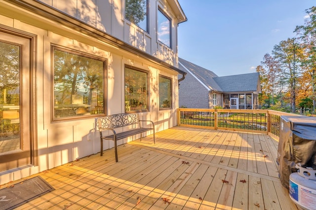 432 Castle Rd, Dalton, GA 30720 - view of wooden deck
