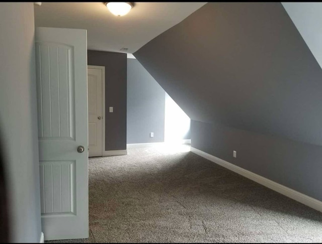 825 Martin Luther King Jr Blvd, Dalton, GA 30721 - additional living space with carpet floors and vaulted ceiling