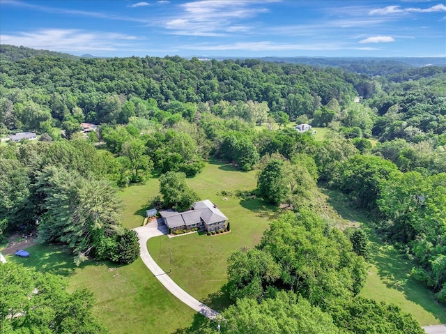 153 Buckingham Dr, Dalton, GA 30720 - aerial view of property and surrounding area with a heavily wooded area