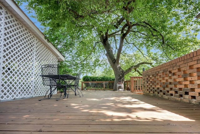 153 Buckingham Dr, Dalton, GA 30720 - deck with outdoor dining area