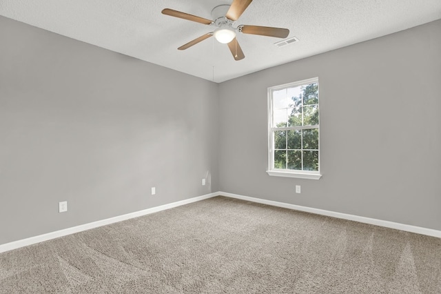 478 Dedmon Rd, Ringgold, GA 30736 - carpeted spare room with a ceiling fan and a textured ceiling