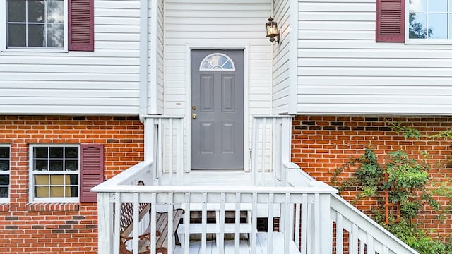 478 Dedmon Rd, Ringgold, GA 30736 - property entrance with brick siding