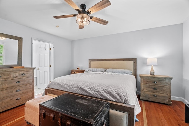 662 Nance Springs Rd, Dalton, GA 30721 - bedroom featuring wood finished floors and ceiling fan