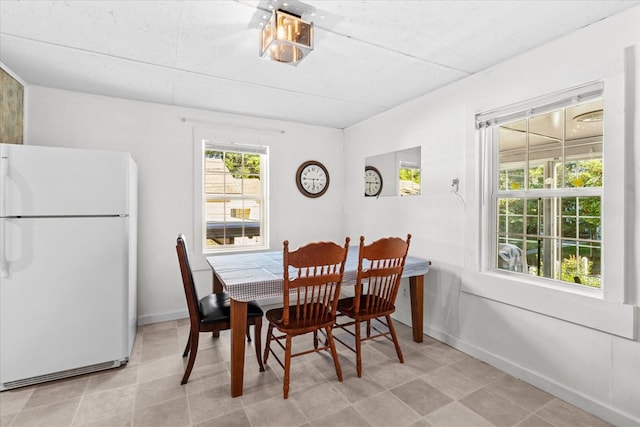 view of dining room