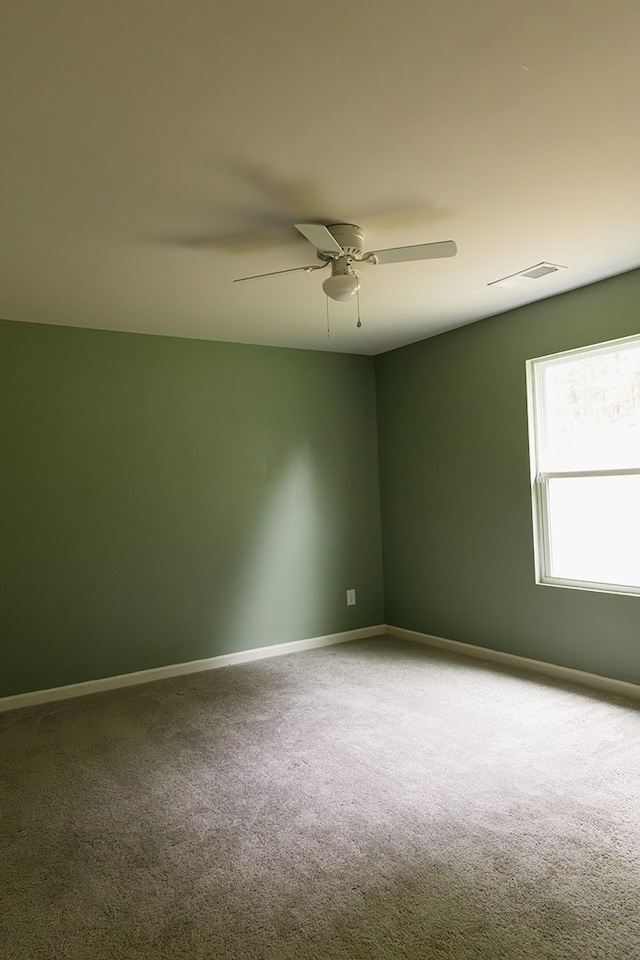 283 Parkland Way, Chatsworth, GA 30705 - unfurnished room with carpet flooring, baseboards, and a ceiling fan