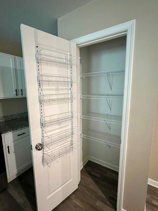 view of pantry
