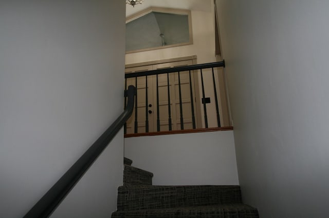 view of stairs