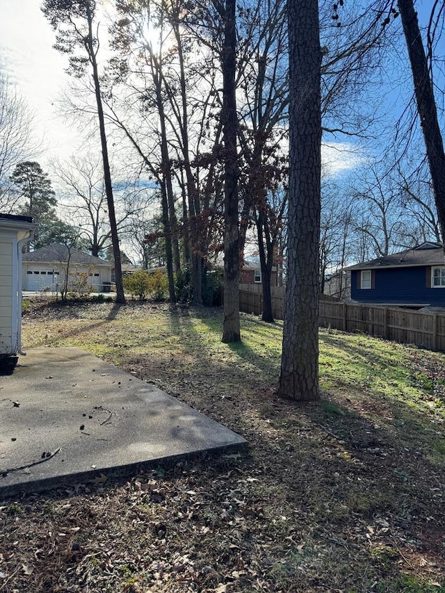 view of yard featuring a patio