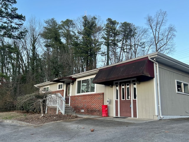 view of front of home