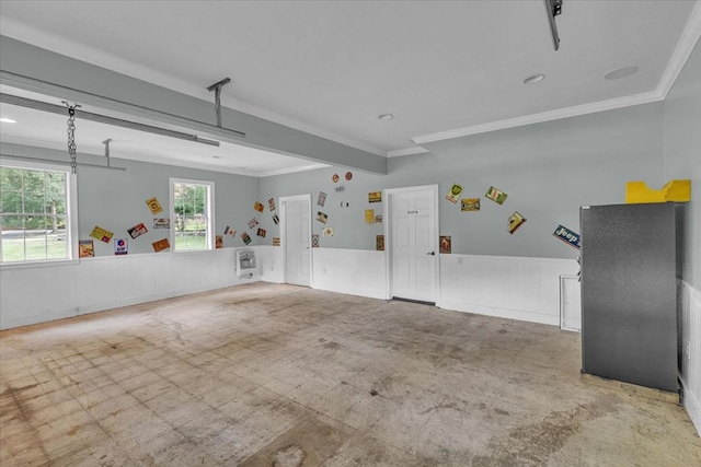 299 Charlotte Dr, Dalton, GA 30720 - garage featuring a wainscoted wall