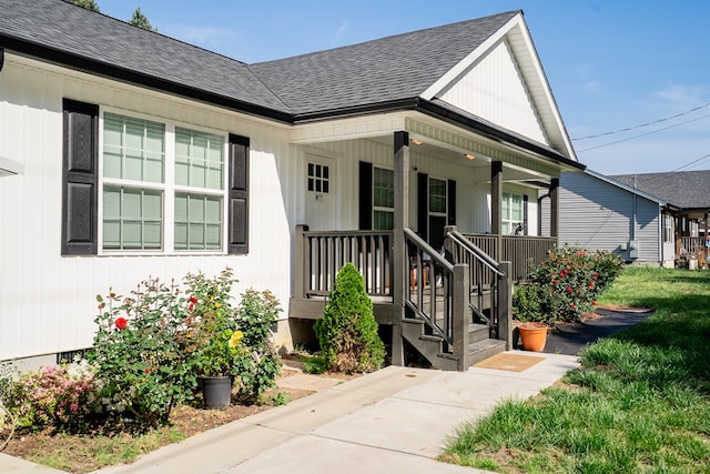 2549 Prospect Rd, Dalton, GA 30721 - view of front facade featuring roof with shingles and covered porch