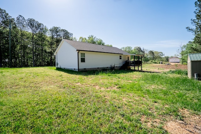 2549 Prospect Rd, Dalton, GA 30721 - view of yard with a deck