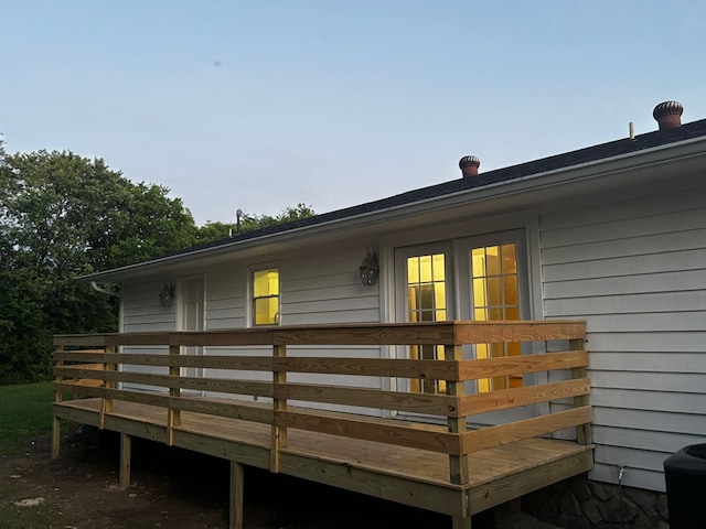 19 5th Ave, Eton, GA 30705 - rear view of property with a deck