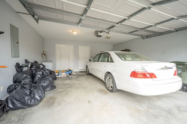 1730 Brighton Way, Dalton, GA 30720 - garage with electric panel and a garage door opener